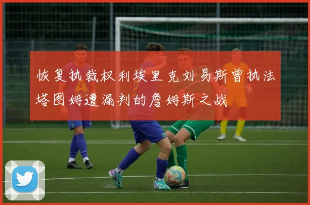 恢复执裁权利埃里克刘易斯曾执法塔图姆遭漏判的詹姆斯之战